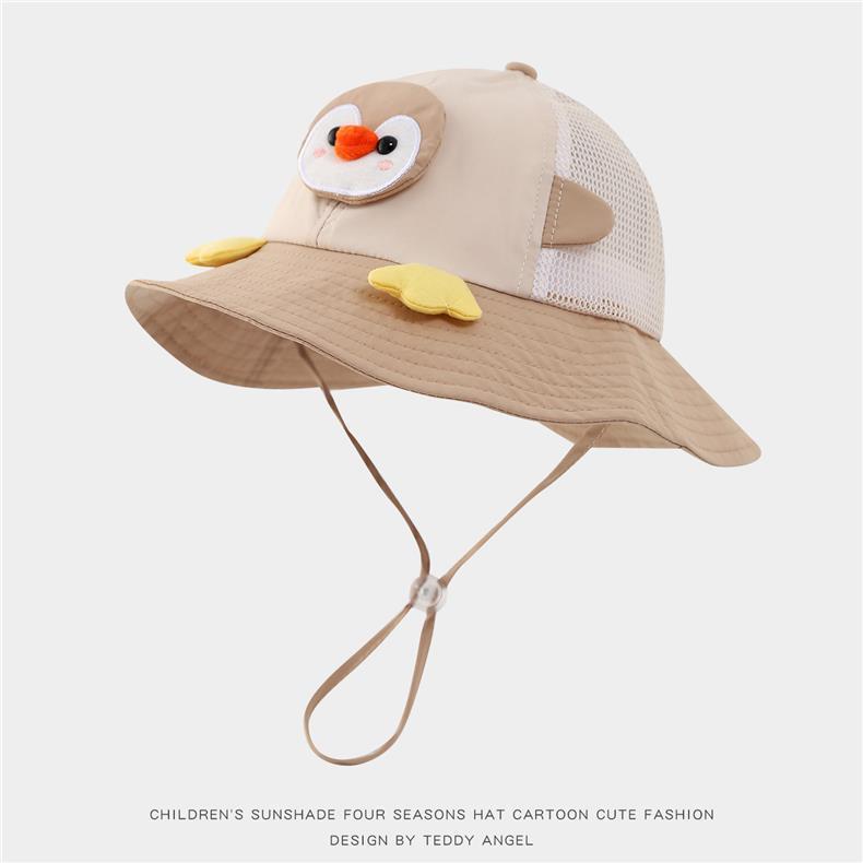 Kids Summer Sun Hat UV Protection Quick Dry Bucket Cap for Boys and Girls Spring Autumn Outdoor Shade
