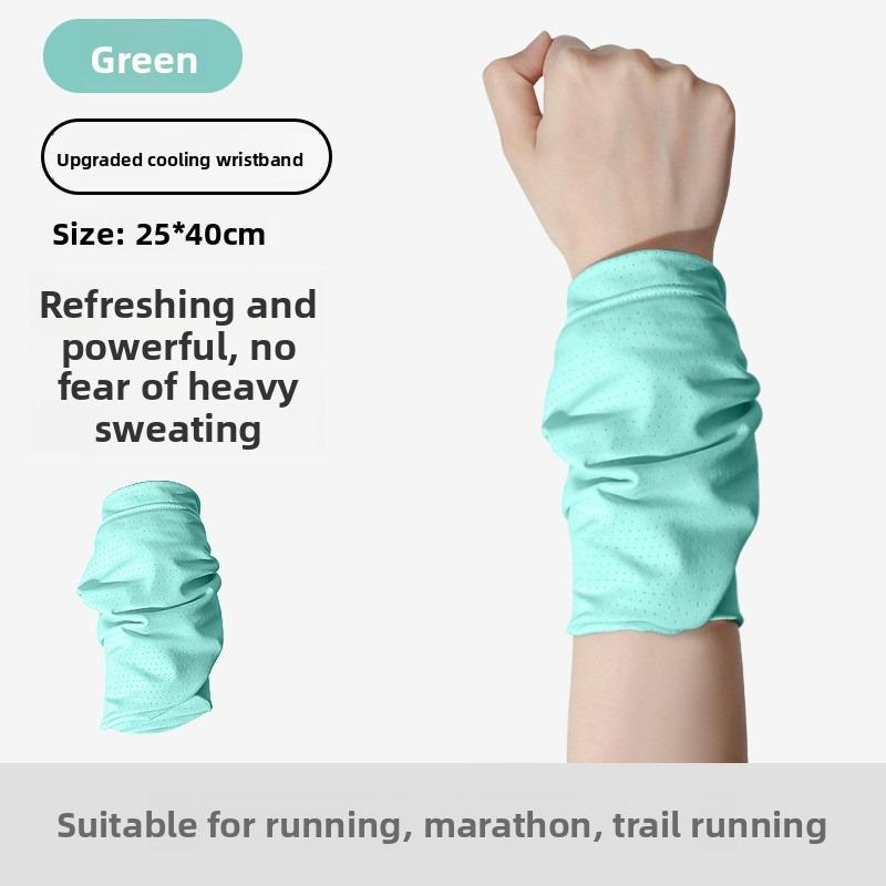 Sports Anti-Sweat Wristband for Running - Cold-Feeling Wrist Support - Fitness Equipment for Both Men and Women - Breathable and Portable