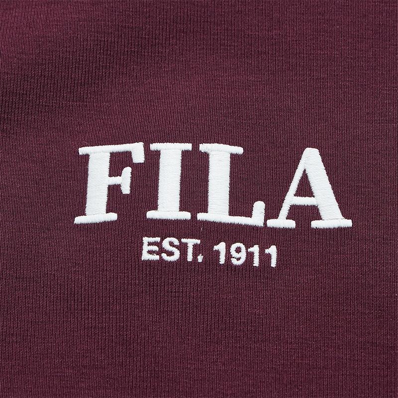 Fila Оригинальная Классическая Узкая Вязаная Футболка с Круглым Вырезом и Коротким Рукавом Женские Топы F11W619101F-PU