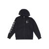 Nike Мужская толстовка с капюшоном на молнии Sportswear Swoosh из французского терри Черно-белая CU3927-010