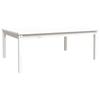 VidaXL Garden Table White 121x82.5x45 Cm Solid Pine Wood 824128