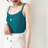 Жилет Ice Silk Halter, женская летняя новая одежда, дизайн Sense, без рукавов внутри, с трикотажным низом, свободный верх
