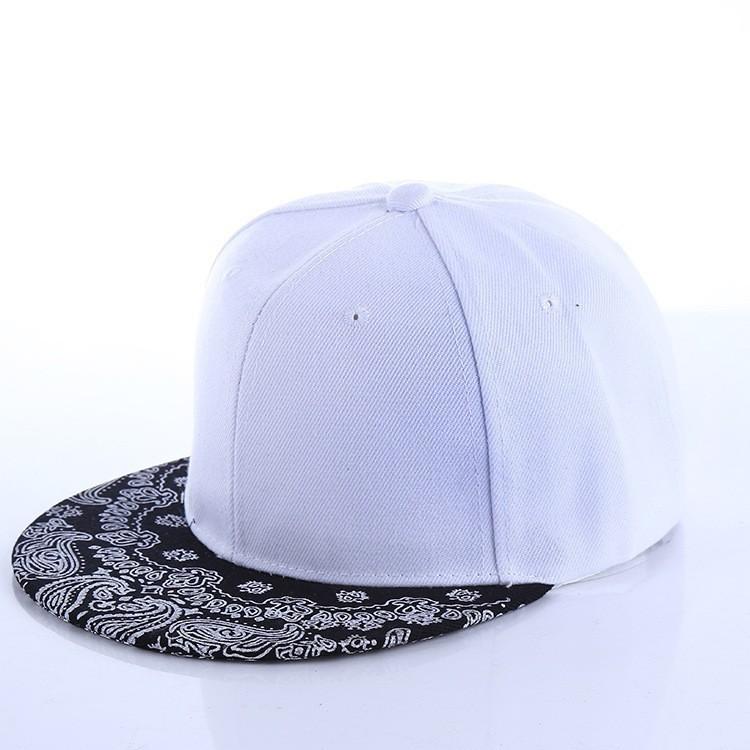 Модная бейсболка с принтом «кешью» в стиле хип-хоп с плоским козырьком для мужчин и женщин, трендовая уличная танцевальная плоская шляпа, повседневная шляпа для выступлений