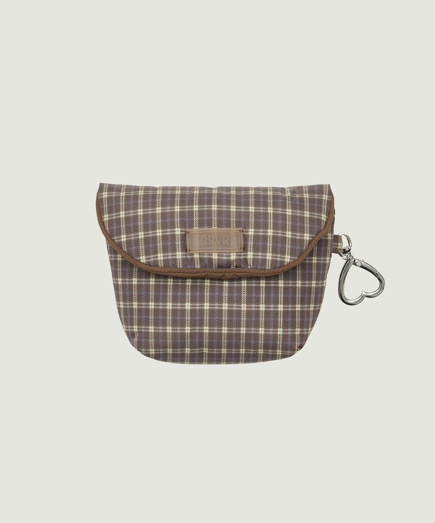 Grove Judy Mini Pouch (Brown Cehck)