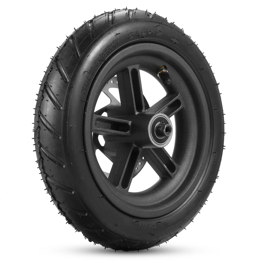 Задняя шина для электросамоката с комплектом ступицы колеса и дискового тормоза 8,5 дюймов Надувное колесо для электросамоката Замена для