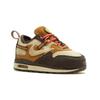 Travis Scott x Nike Air Max 1 TD Барочный коричневый Детские кроссовки Лимонный Дроп Пшеничный Чили-Красный DN4170-200