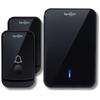 Wireless doorbell 2Q489-BB 2T1R Black