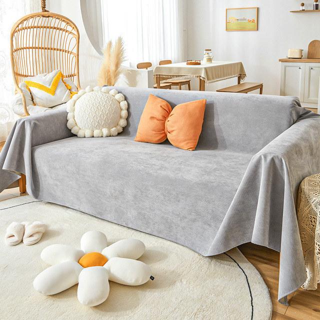 Сплошной цвет, чехол для дивана, водонепроницаемый, нескользящий чехол для дивана с домашними животными, секционный чехол для дивана на 1, 2, 3, 4, 5 мест, защита от полотенец, защита от кошачьих царапин