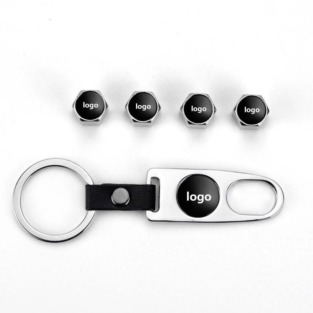 Персонализированные противоугонные колпачки для автомобильных шин с кожаной пряжкой