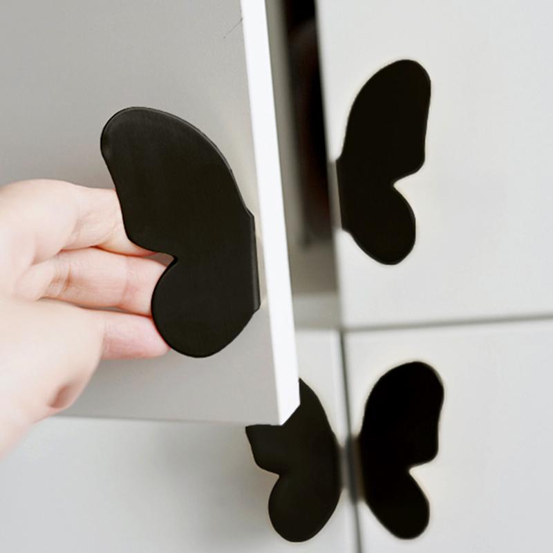 2 шт. Крючок для шкафа Кухня Мебель для дома Бабочка Дверная ручка Декор Ручка для ящика Латунная ручка Гардероб Комод