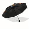 1pc Monster Truck, Flames Themed High-quality Umbrella,Automatic Opening and Closing Umbrella,Multi-functional Umbrella G0811261
