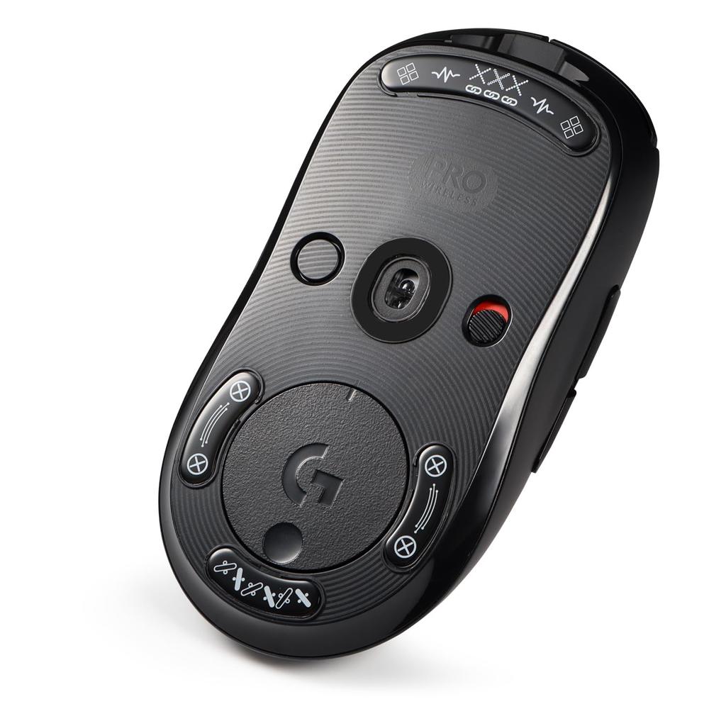 IMMOENUC Стеклянные ножки для мыши для G PRO 2 Pro Wireless GPW Wireless Прочные и с низким коэффициентом трения LIGHTSPEED/G Мышь, (черный)