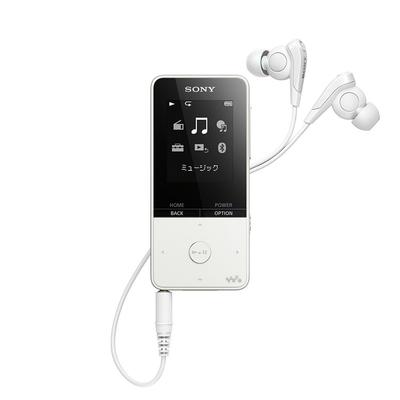 Sony MP3-плеер Walkman S Series 16 ГБ NW-S315 с Bluetooth, 52 часа непрерывного воспроизведения, в комплекте наушники, модель 2017 года, белый