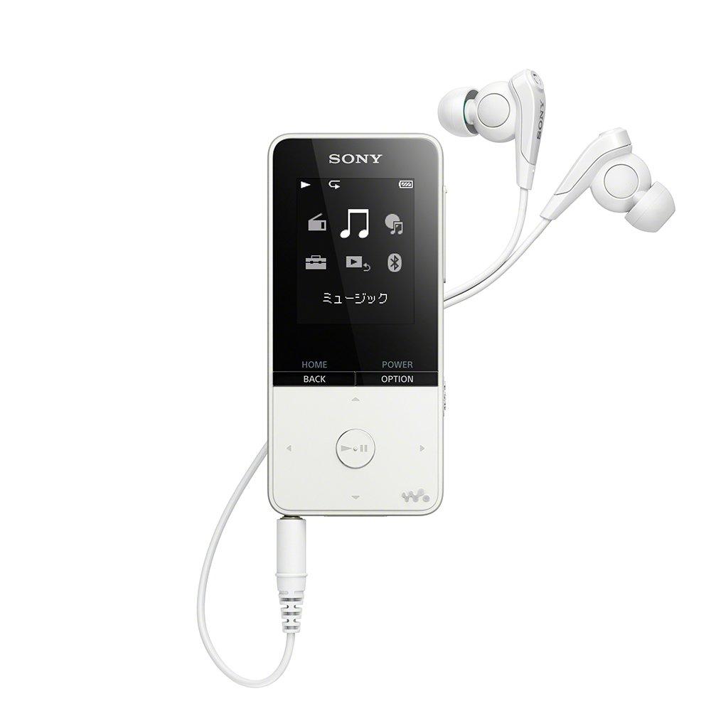Sony Walkman S Series 16GB MP3 Player with Up To 52 Hours of Continuous Includes 2017 White NW-S315 Bluetooth, Playback, Earphones, Model,
