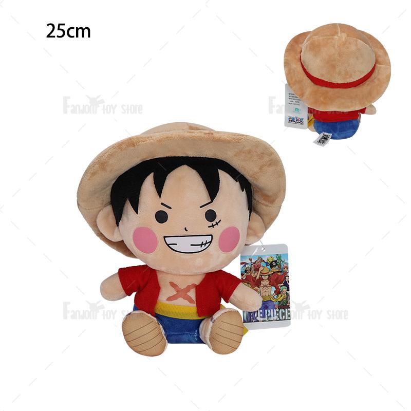 ONE PIECE Plush Gear 5 Luffy Sanji Brook Chopper Zoro Doll Soft Stuffed Toys Birthday Christmas Gift