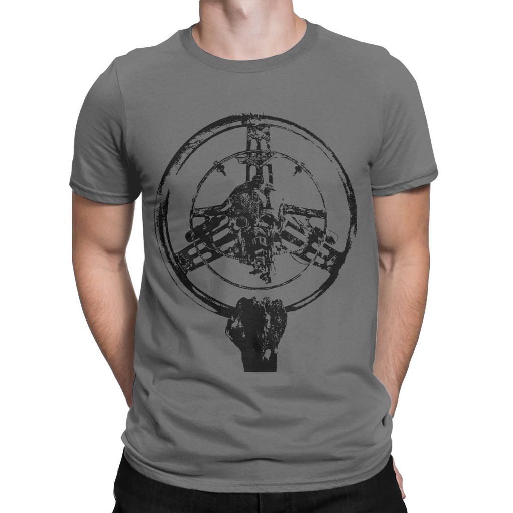 Men Mad Max Wheel Stencil T Shirts 100% Cotton Tops Novelty Short Sleeve O Neck Tees Summer T-Shirt