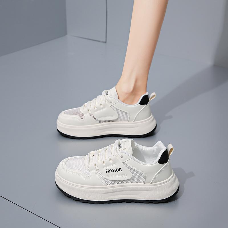 2025 Summer New Breathable Ins Tide Korean Version Mesh Shoes Female Students Street Shooting Running Sports Casual Shoes H151