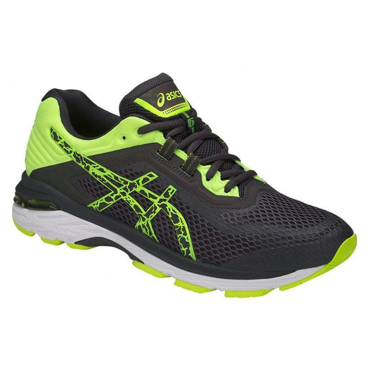 Asics Gt-2000 6 Мужские Черный Зеленый T834N-9595