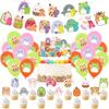 Party Squishmallows Birthday Supplies Cupcake Topper Balloon Banner Decoration