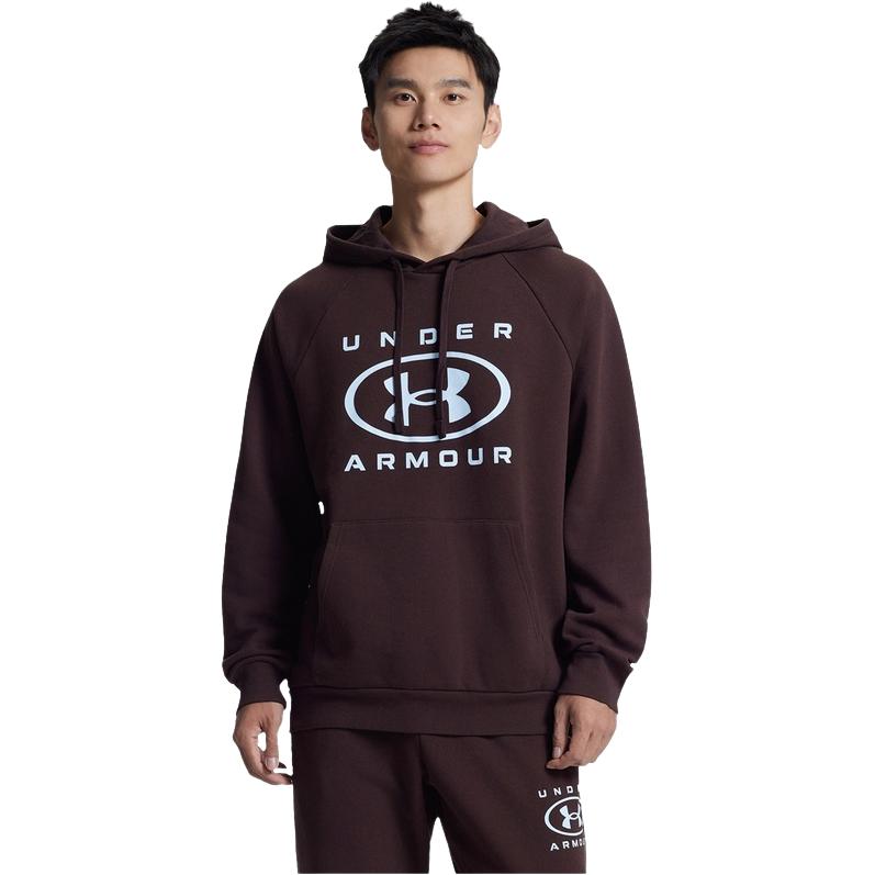 Under Armour Худи Rival Fleece для мужчин Толстовки Темно-серый 6006388-227