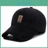 Sports Men Classic Style Baseball Cap With Wool Lining Windproof Warm And