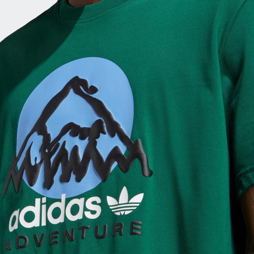 adidas Originals Adv MTN Fleece Tee 'Green' Men's IC2360