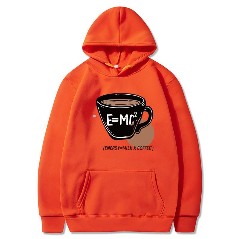 Emc Energy Milk Coffee Hoodies Women Fleece Comfortable warm Hoodie Fashion Casual All Match Hoody Sports Original Basic Clothes