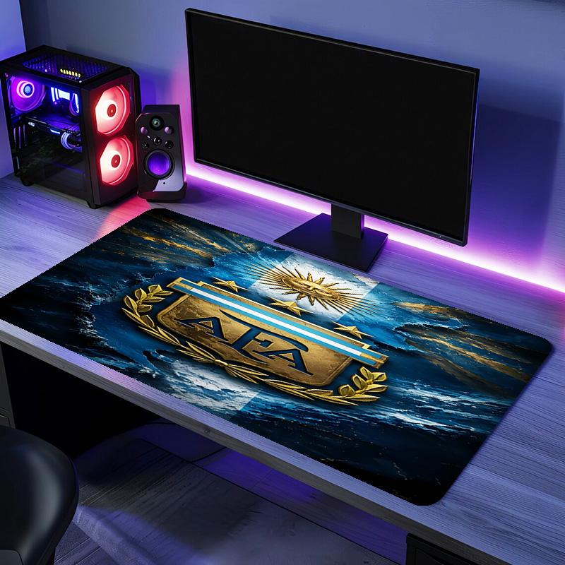 Argentina Football Mouse Pad - Non-Slip Rubber Base, Smooth Surface for Work,Gaming,Office,And Home Use, Desk Mouse Pad