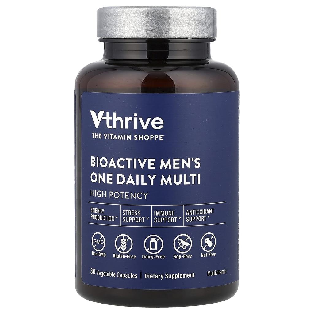 BioActive Men's One Daily Multi, Veggie Capsules 30