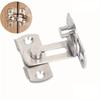 2Pcs Door Lock Guard Latch Bolt 90 Degree 304 Stainless Steel Toggle Latch Sliding Barn Door Lock Wine Cabinet Closet Right Angle Lock