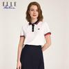 Женская поло-футболка ELLE ACTIVE с цветовыми блоками, приталенная