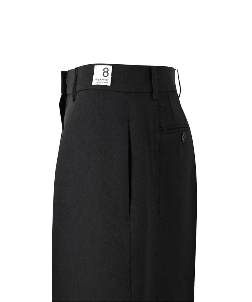 RECODE Back Raw Edge Bermuda Shorts Rqpaa26546Bkx