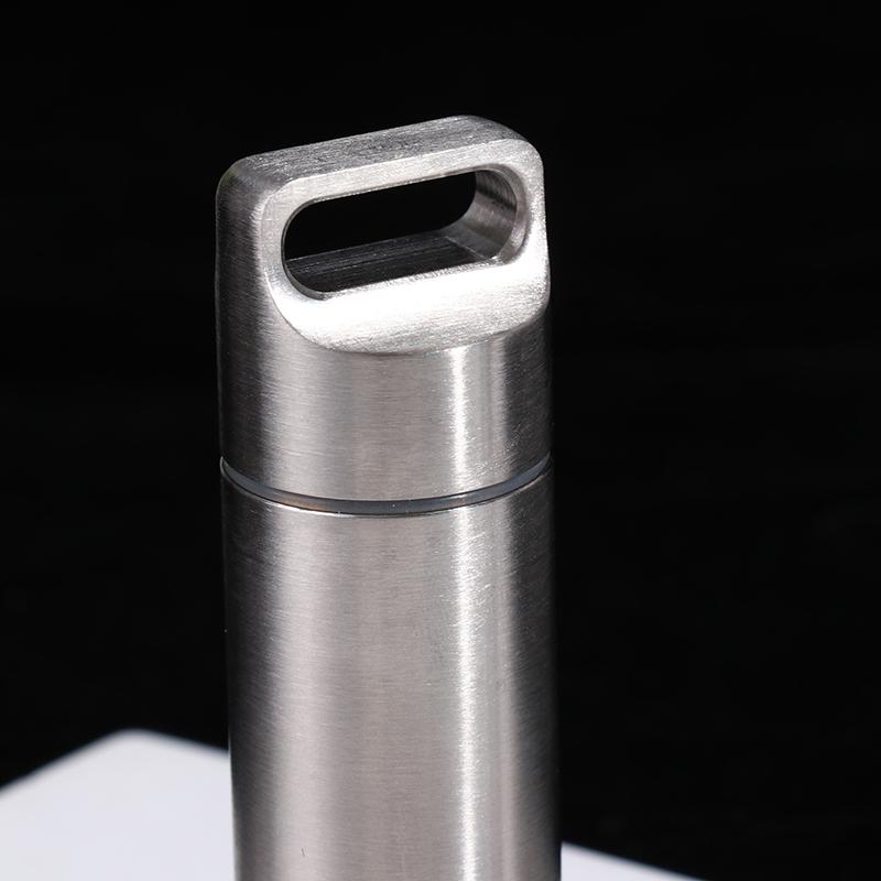 Титановый мини-водонепроницаемый контейнер для таблеток, портативный контейнер для таблеток, чехол для хранения таблеток