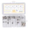 Набор из 41 шт. резьбовых ремонтных вставок из нержавеющей стали M2 - M14 с коробкой для хранения