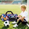 Спортивная сумка-даффл для мальчиков - Легкая складная спортивная сумка с отделением для обуви, подходит для тренировок, путешествий, с рисунком в виде футбола