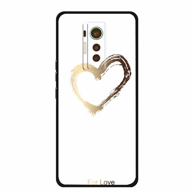 For Tecno Phantom X 2021 Case Luxury TPU Silicone Soft Cover Phone Cases for PhantomX 2021 AC8 Protection Cartoon Bumper Etui