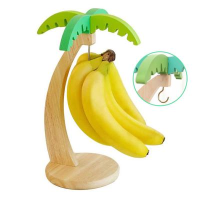 Подставка для бананов Yousheng Wooden Tree, домашний офис, кухонная столешница, гостиная, декоративная подставка для фруктов, органайзер, вешалка для бананов, стеллаж для хранения