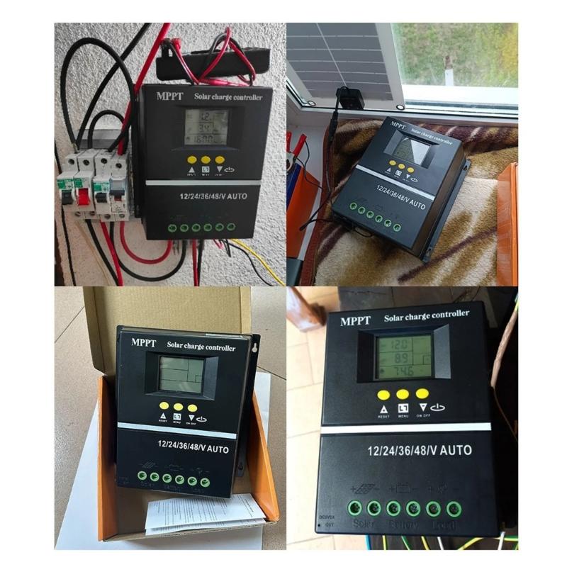Контроллеры для солнечных систем MPPT на 150А, погодозащищенный корпус, эффективное управление питанием для кемперов, жилых помещений