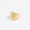 BIMBA Y LOLA [24SS] BIMBA Y LOLA Gold Crystal Heart Ring B245AIR002GOD