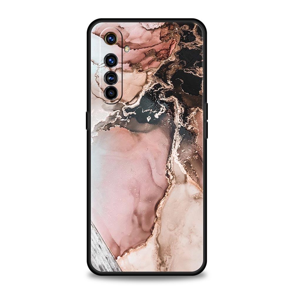 Винтажный мраморный чехол для Realme C67 C63 C55 C53 C35 C25 C21 GT 2 3 5 6 10 11 12 13 Pro Plus 5G Мягкий ТПУ чехол для телефона Fundas Capas