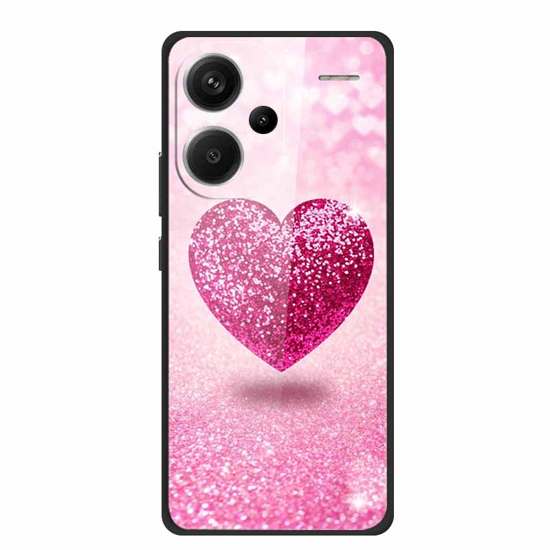 Яркий Жесткий Чехол для Xiaomi Redmi Note 13 Pro+ Роскошный Funda Xiaomi Redmi Note13 13 Pro Plus Задняя Крышка Телефона из Закаленного Стекла