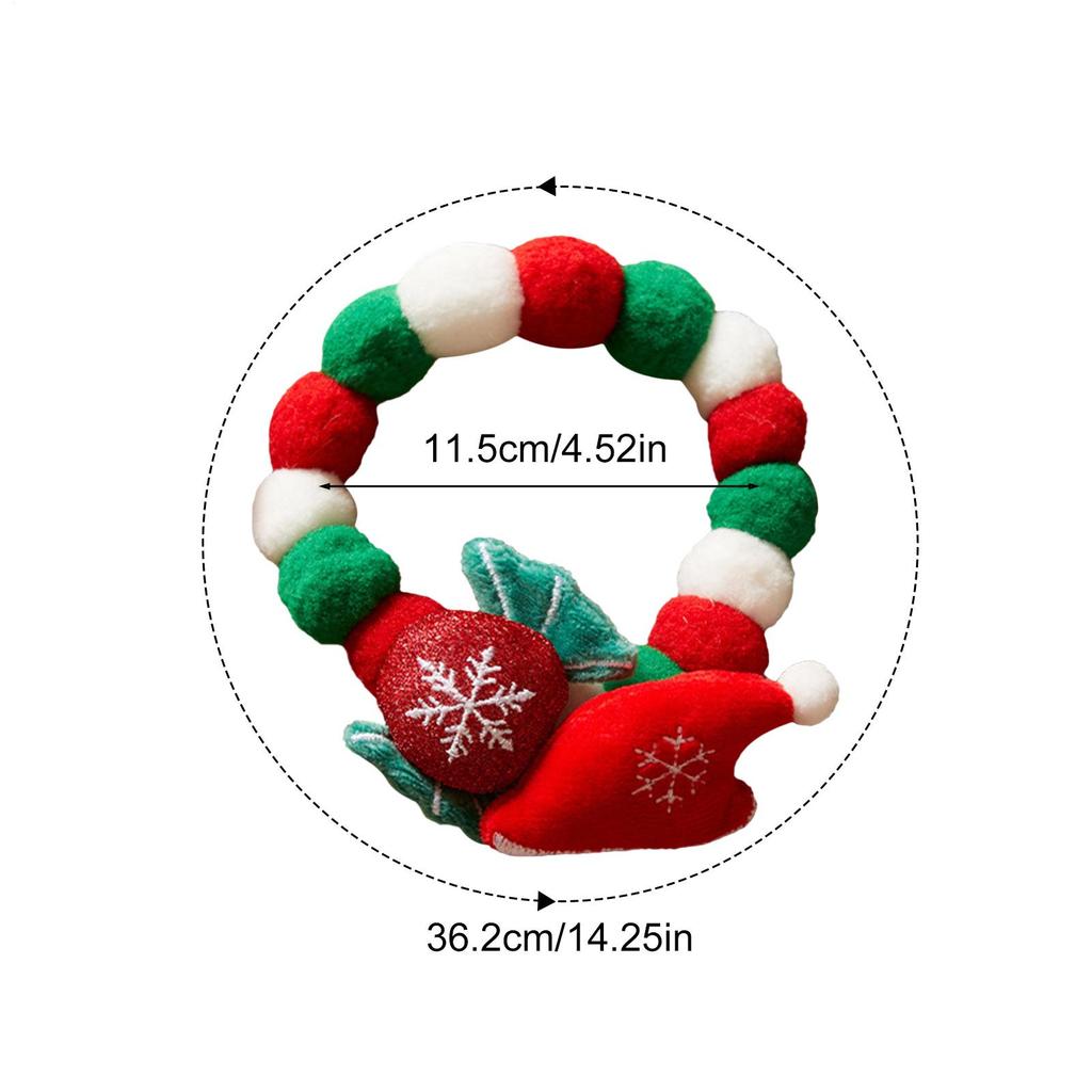 Kitten Collar Soft Christmas Neckwear Cat Puppy Decor Collar For Decoration Festival Adoration Family Celebration Home Fun
