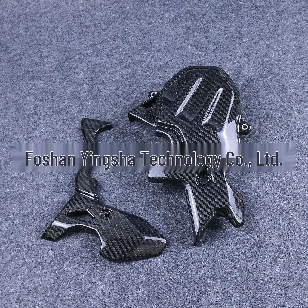 Крышка двигателя из углеволокна для Kawasaki Ninja 400 (2018+)