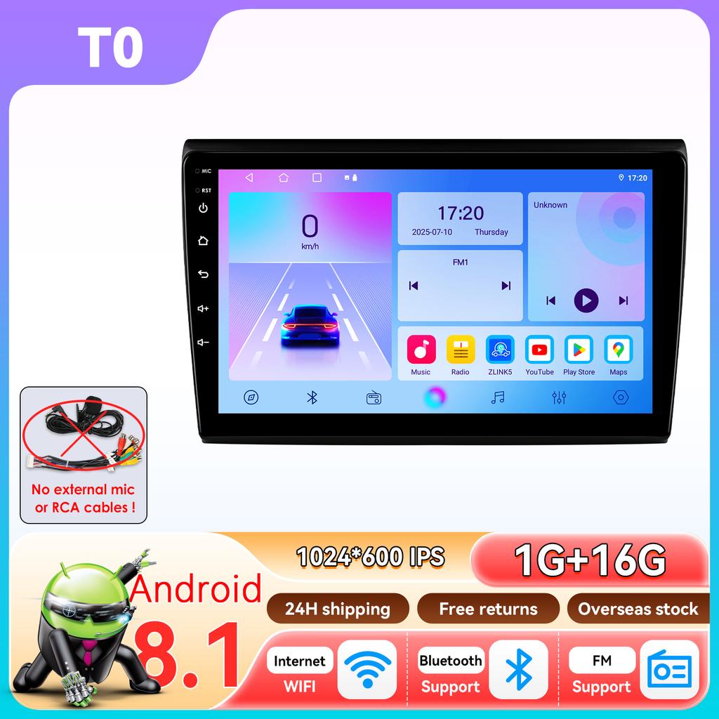 8core Android Auto Car Radio Player for Fiat Bravo 2007-2012 Wireless CarPlay GPS Intelligent Car Multimedia Autoradio 360°Cam