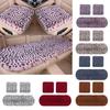 Thickened Plush Car Seat Cushion Set Non-Slip Design Wear Resistant Soft Fluffy Protector