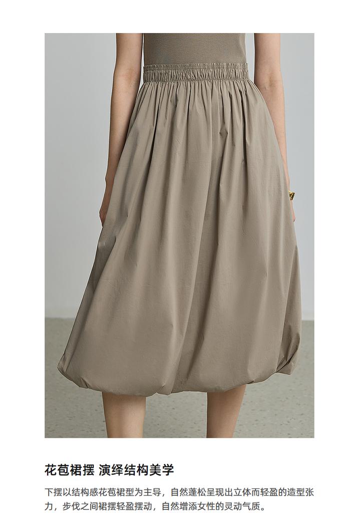LILY Retro Sleeveless Round Neck Dress for Women