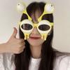 Новинка, очки Alien, большие глаза, солнцезащитные очки Alien, аксессуары для костюма на Хэллоуин для карнавала, фестивалей, вечеринок для косплея