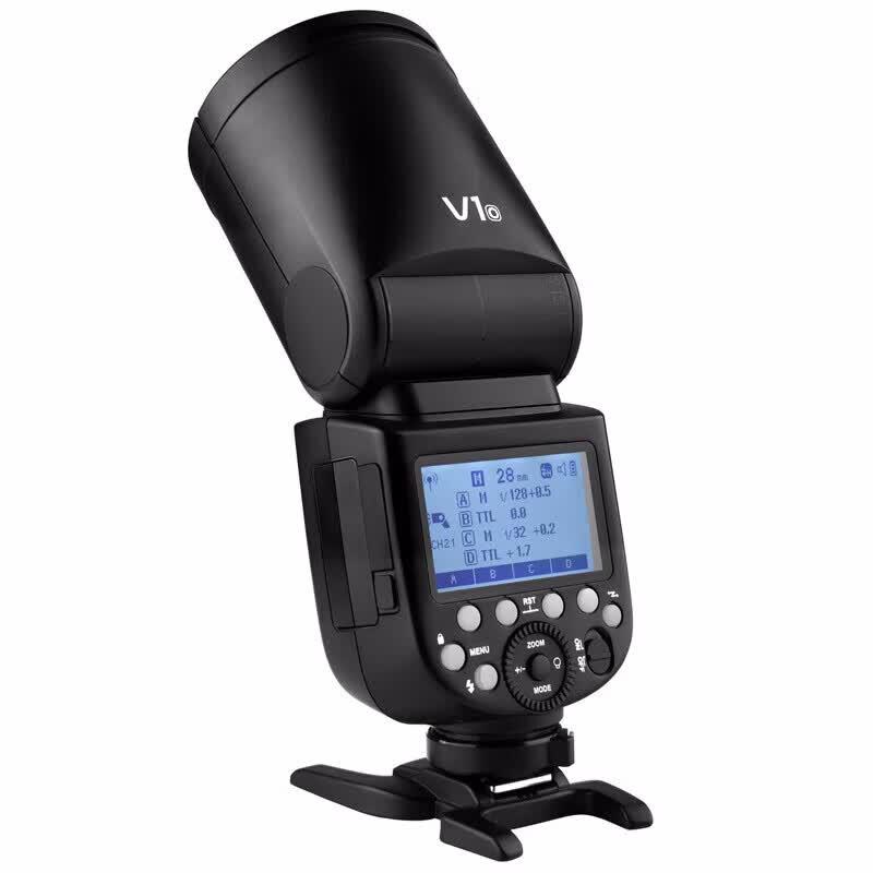 Godox V1 Круглая головка TTL Li-ion Вспышка для камеры