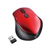 Buffalo Wireless BlueLED Neofit Red 5-Button Mouse, Small, (BSMBW515SRD)