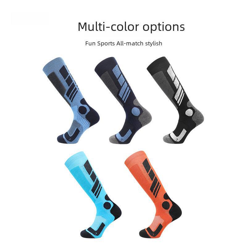 Мужские зимние лыжные носки — толстые, теплые, впитывающие пот, акриловые носки для зимних видов спорта.